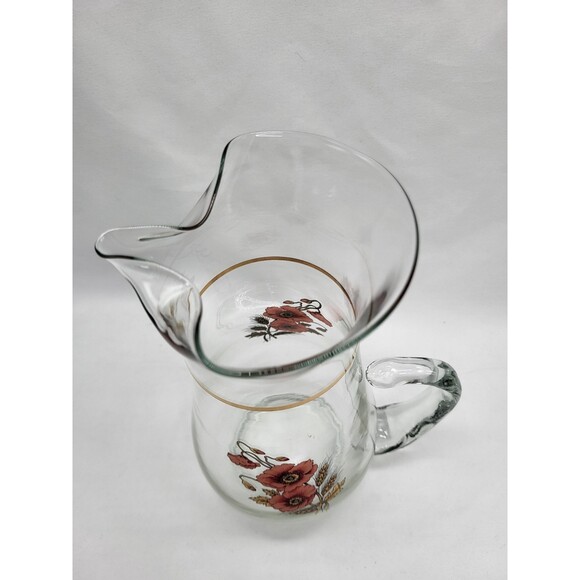 MCM West Virginia Glass Pitcher - Picture 3 of 5